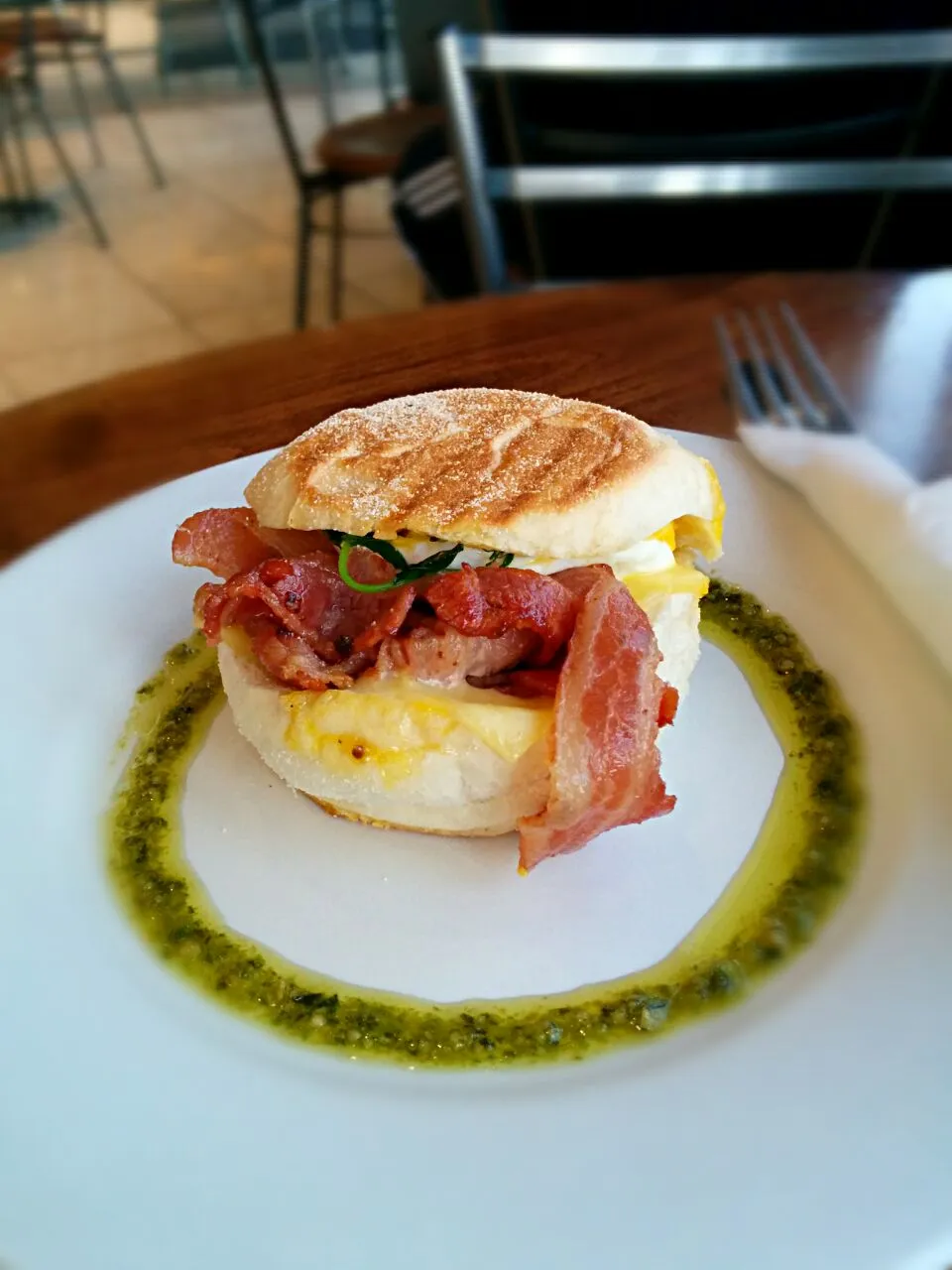 bacon and egg muffin|Michael Witbrockさん