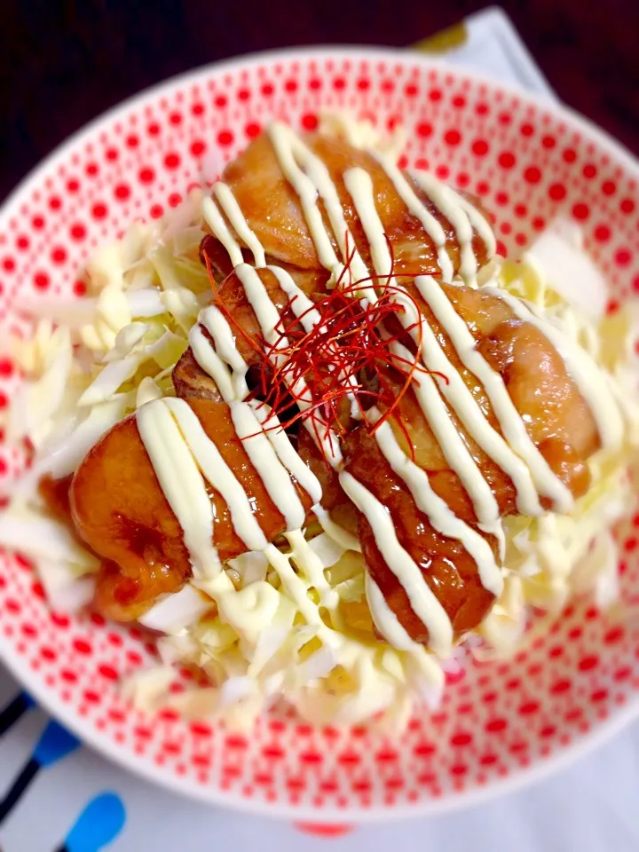 簡単♡照焼きチキン丼マヨ掛け♡|ナナさん