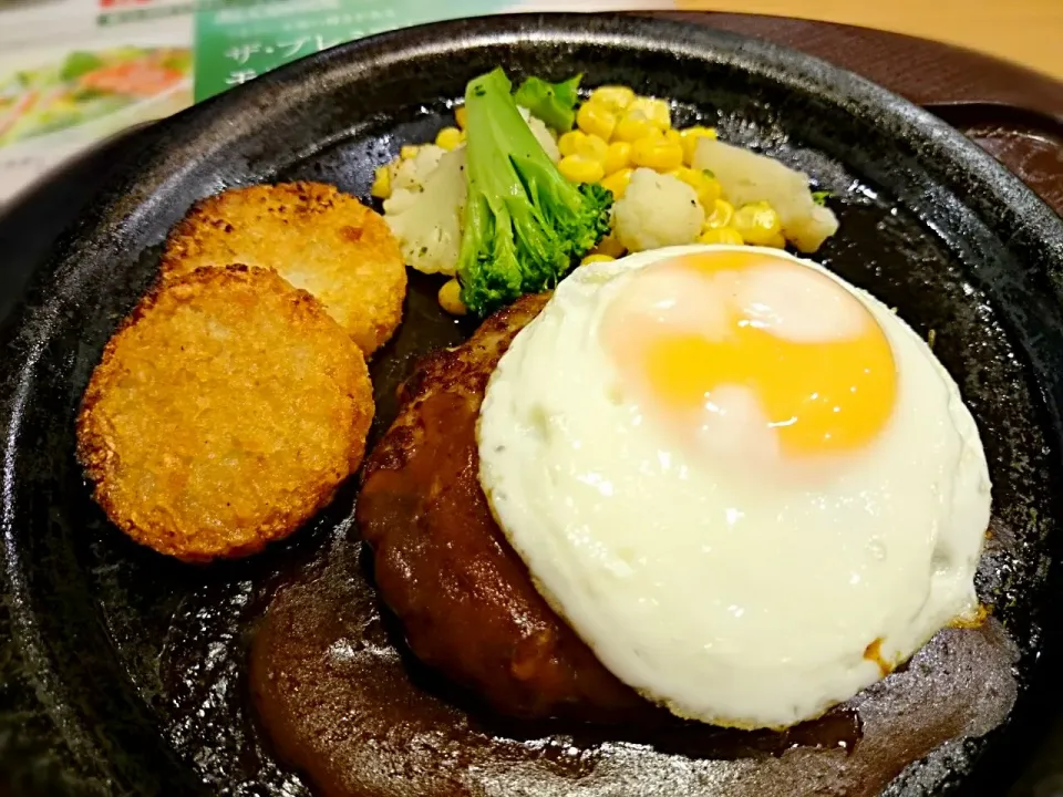 目玉焼きハンバーグ|ツツカメさん