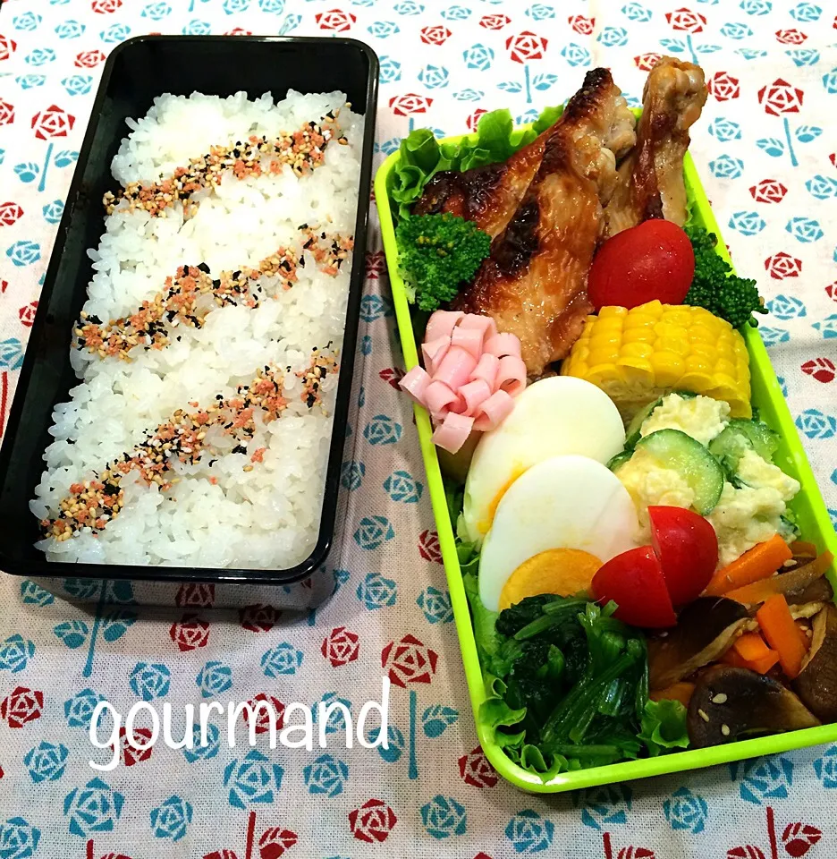 Snapdishの料理写真:2014.6.30 息子お弁当♪|プーティさん