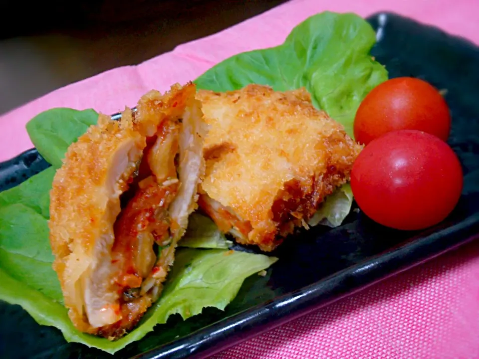 Snapdishの料理写真:chicken cutlet!!|和田 匠生さん