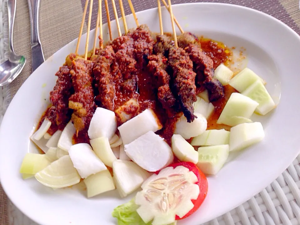 Indonesian Mixed Satay - Beef, Lamb and Chicken|Seri Okunoさん