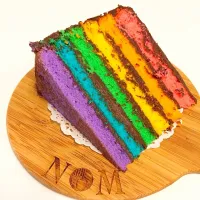 Rainbow chocolate cake