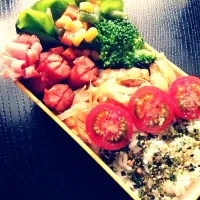 Snapdishの料理写真:昨日の6月30日のお弁当🍱|尚子さん