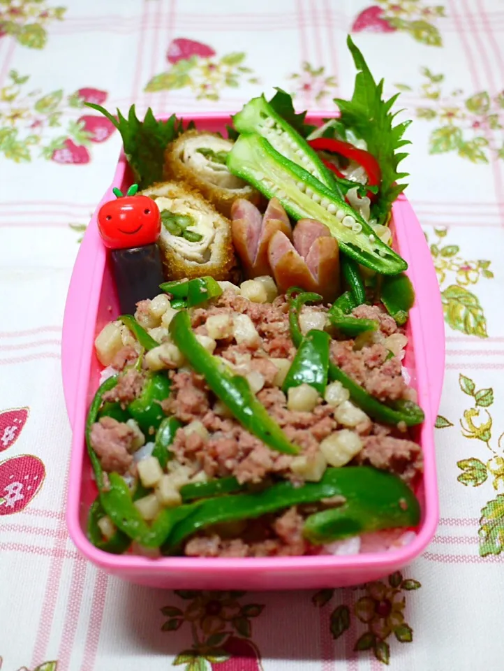 コンビーフハッシュ丼弁当|kokoさん