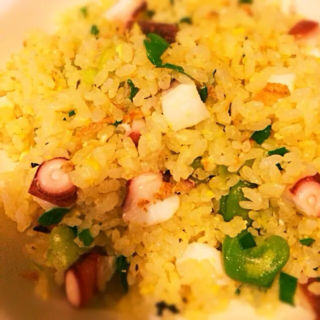 Octopus garlic fried rice|erisさん