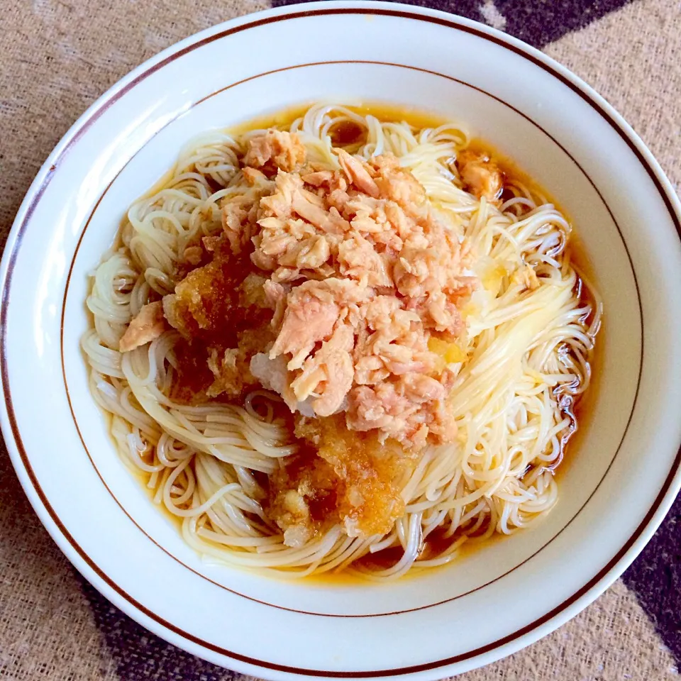 ツナおろしそうめん|あーたんさん