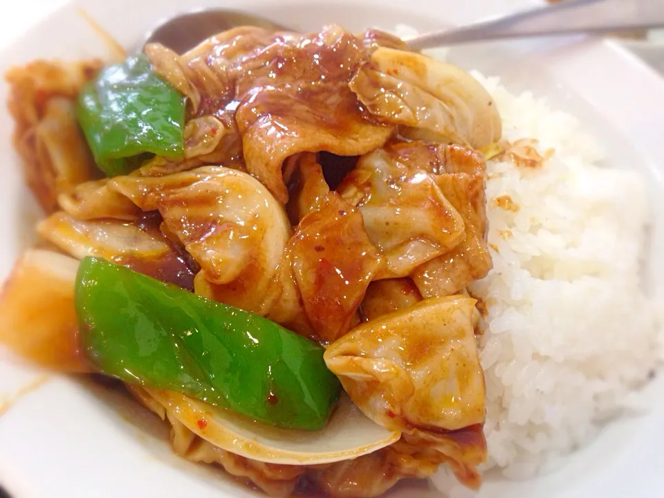 横浜中華街・日昇酒家  回鍋肉丼🇨🇳|ゆうじ.さん