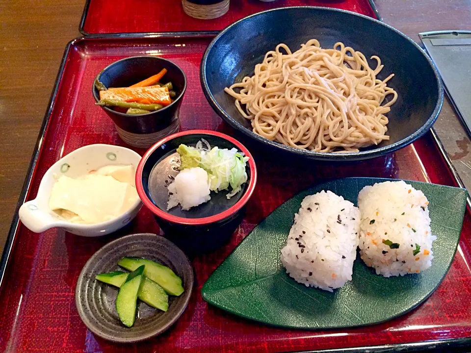 Snapdishの料理写真:越前蕎麦ランチ|バリィちゃんさん