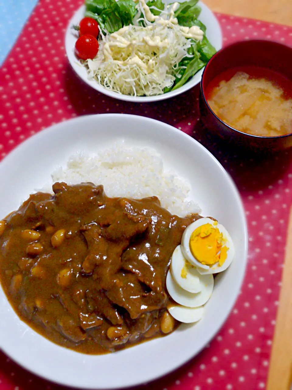 牛肉とお豆のカレーライス|ゆきさん