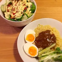 Snapdishの料理写真:ジャージャー麺！|ぐりさん