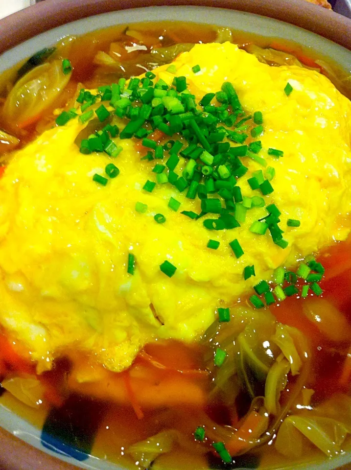 和風とろとろオムライス(￣▽￣)|ヤスさん