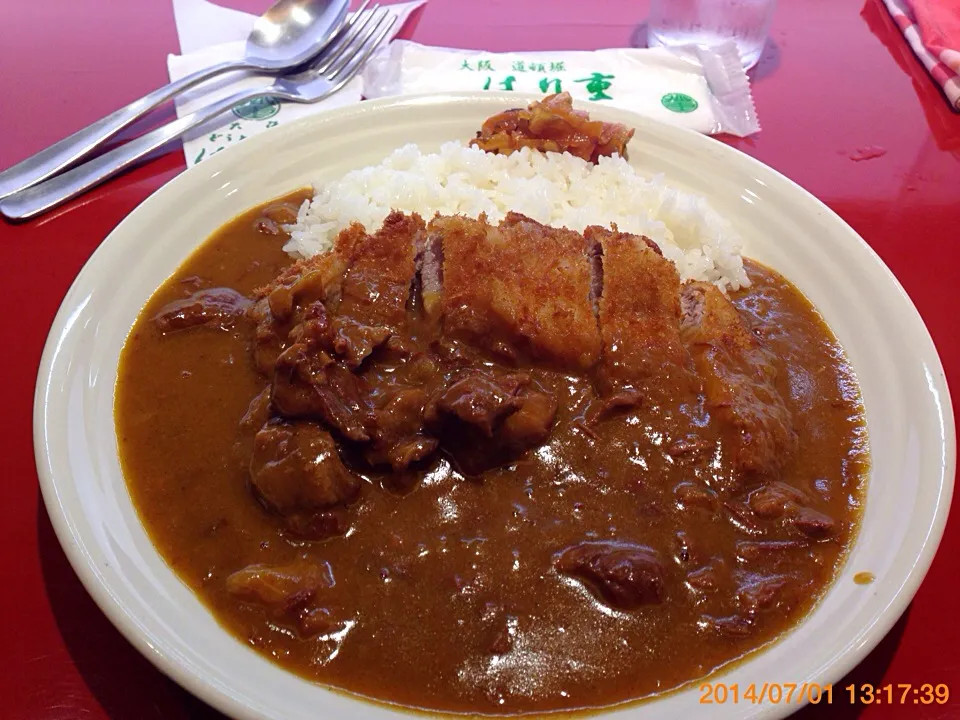 Snapdishの料理写真:はり重のとんかつカレー|カリヤ レイイチロウ。さん