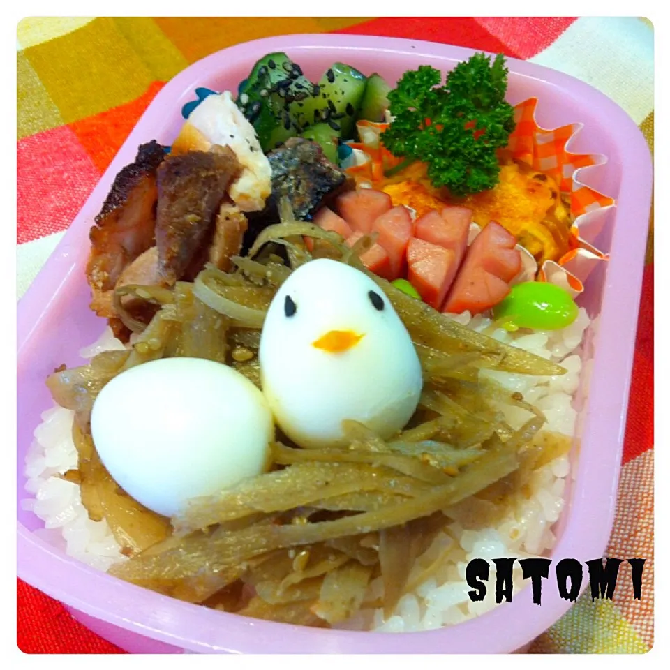 Snapdishの料理写真:子ども弁当|さとみ (satomi_foodart)さん