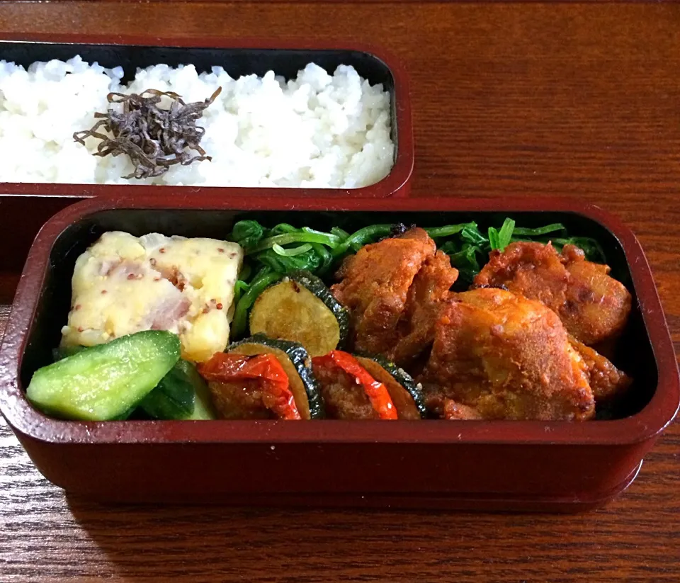 Snapdishの料理写真:夫へのお弁当|なかさん