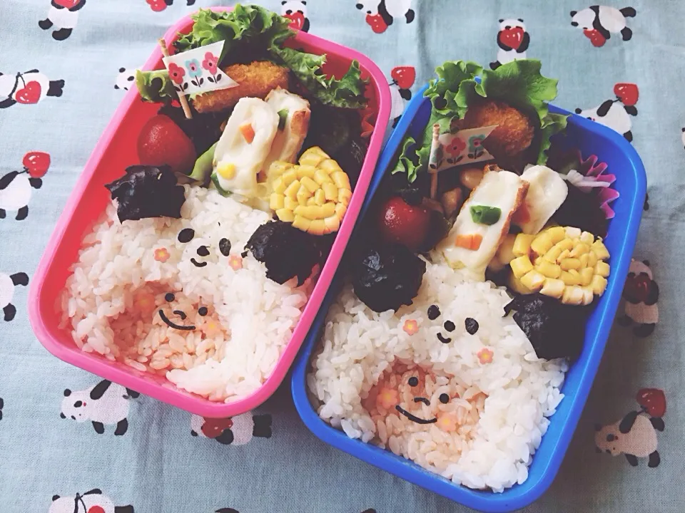 Snapdishの料理写真:ゆこさんのまねっこ弁当|kysbooさん