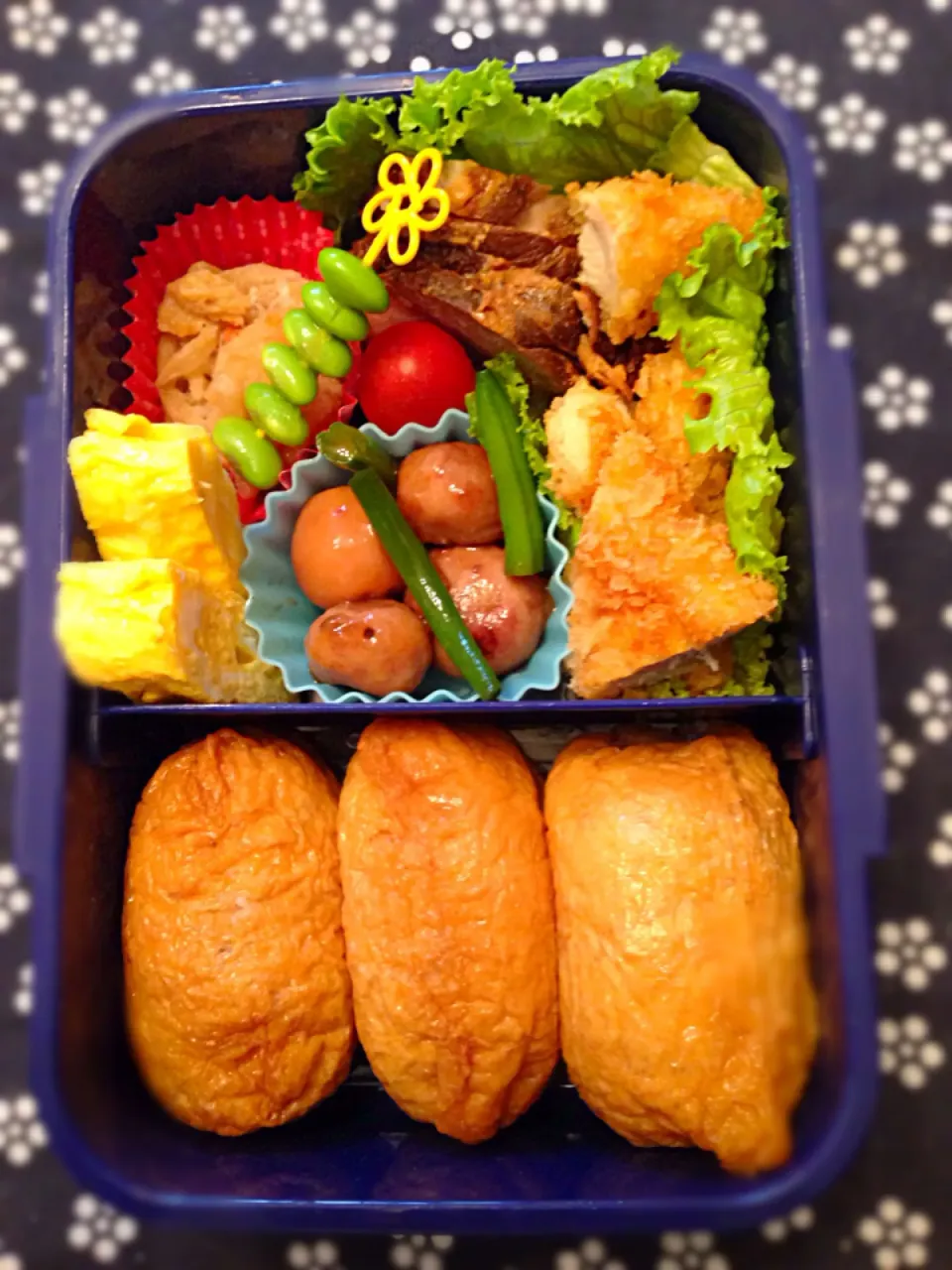 Snapdishの料理写真:次女のお弁当|ちゃたままさん