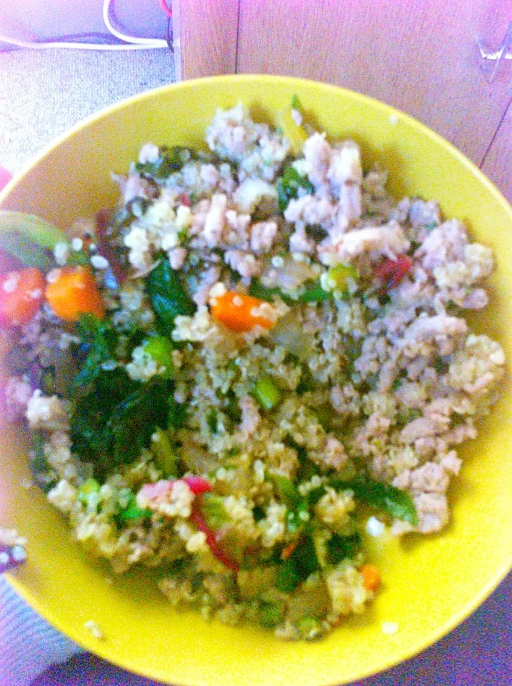 Quinoa, veggies and ground turkey|Ericaさん