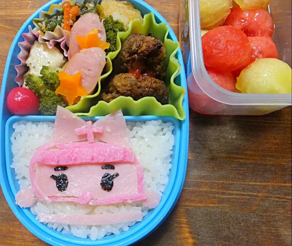 ちびさんのﾛﾎﾞｶｰﾎﾟﾘｰ(ｱﾝﾊﾞｰ)弁当|ちいぼうさん