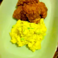 Sweet potato Potato Salad and   Bourbon Chicken bites|Suga Brownさん