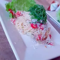 Snapdishの料理写真:つわり対策冷静パスタ(カペリーニ)|Goichiro Suzukiさん