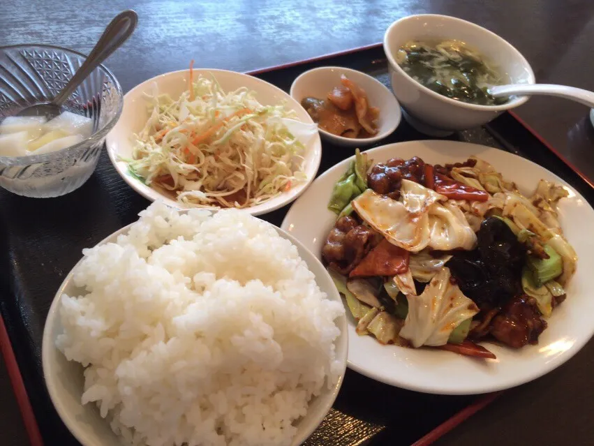 【日替定食】回鍋肉を頂きました。|momongatomoさん