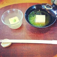 ７月 おざきメニュー  とうもろこしの豆腐&おくらのすり流し|林里奈さん