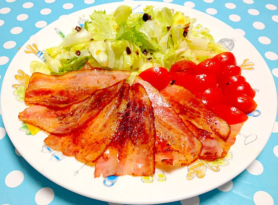 Fried bacon salad|Liezlさん