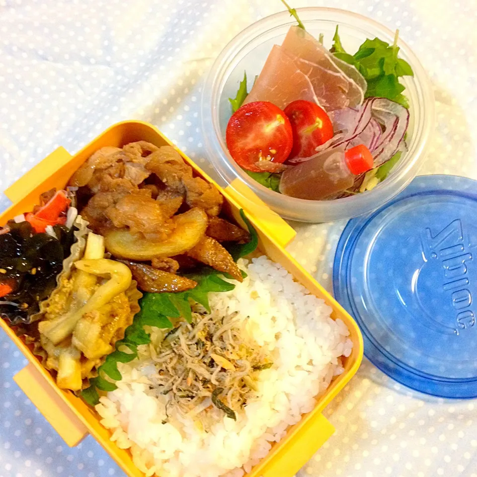 Snapdishの料理写真:中３弁当 07.03.2014|みっちょさん