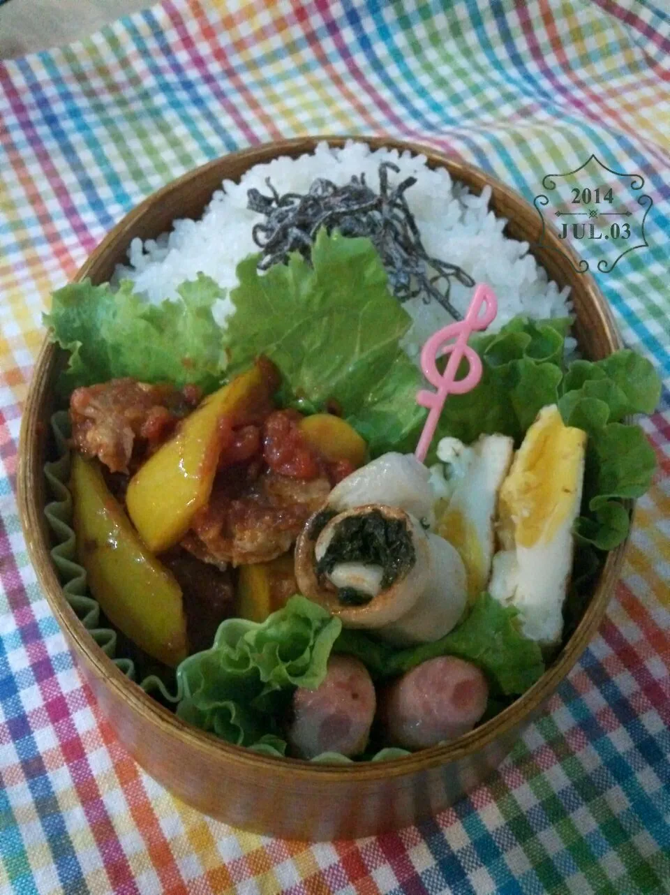 Snapdishの料理写真:今日のパパ弁当♪|key♪さん