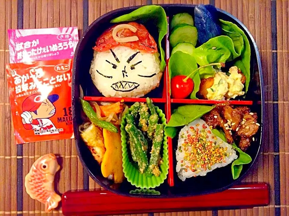 マエケン雨男弁当|kazoominさん