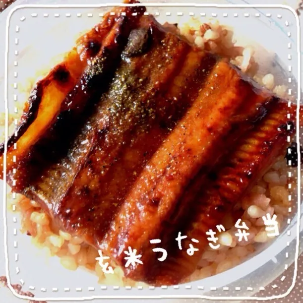 Snapdishの料理写真:気分⤴︎⤴︎ 国産うなぎの手抜き弁当(((о(﹡ˆ﹀ˆ﹡)о)))5分早弁w|Mehco Coconutvanillaさん