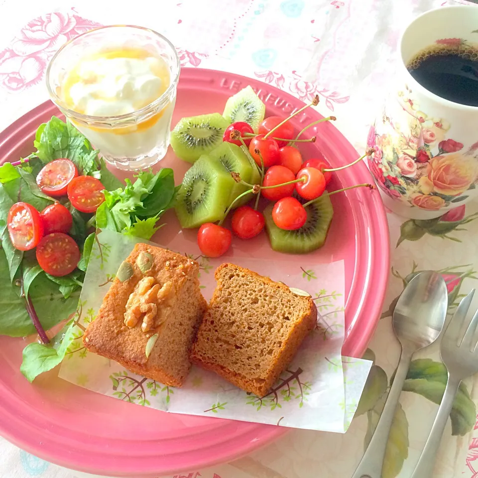 Snapdishの料理写真:♪464kcalの朝ごはん♪|ぼるぴぃ〜さん