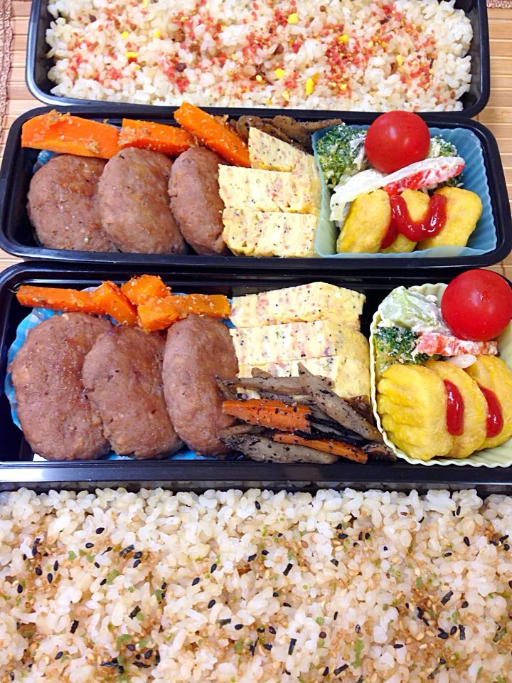 Snapdishの料理写真:旦那さん&息子のお弁当|きよさん