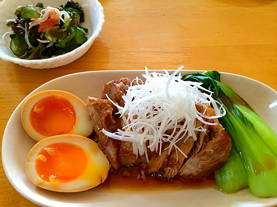 Snapdishの料理写真:りりたんこぶさんの料理 炊飯器で作ったじゅわトロチャーシューどーん💥（丼）|みきおさん