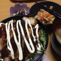 Snapdishの料理写真:ソースカツ丼|海善由佳さん