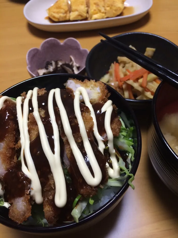 Snapdishの料理写真:ソースカツ丼|海善由佳さん