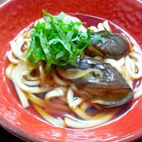 Snapdishの料理写真:茄子の煮浸し冷やしうどん！|颯ママさん