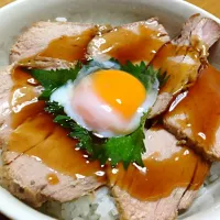 りりちゃんの炊飯器で作ったじゅわトロチャーシューどーん（丼）