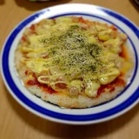 Snapdishの料理写真:ライスピザ|Satanさん