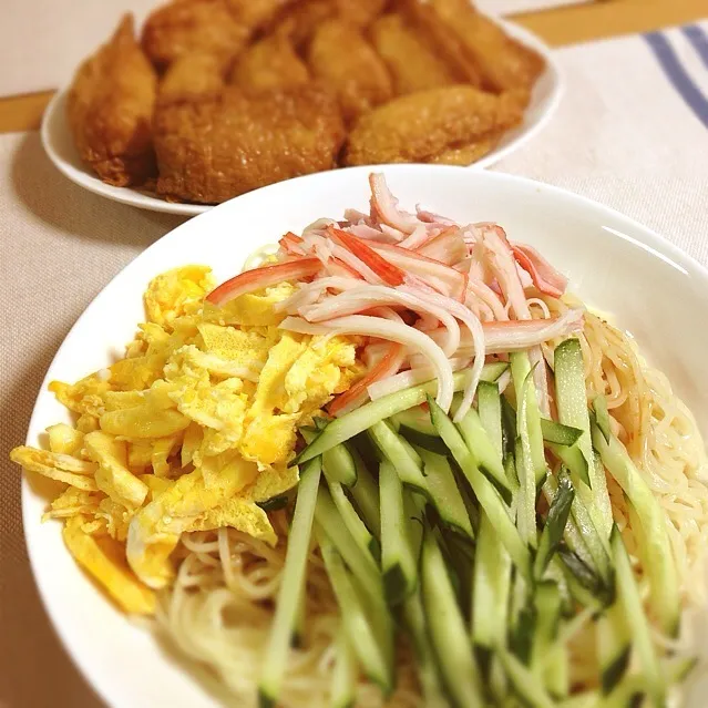 冷やしラーメン＆お稲荷|yuka♡さん