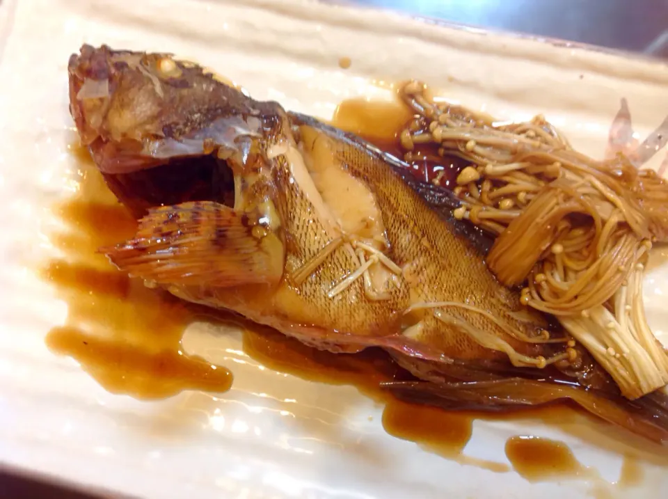 続いて今日の釣果🐟😋カサゴの煮付け🐟|アライさんさん