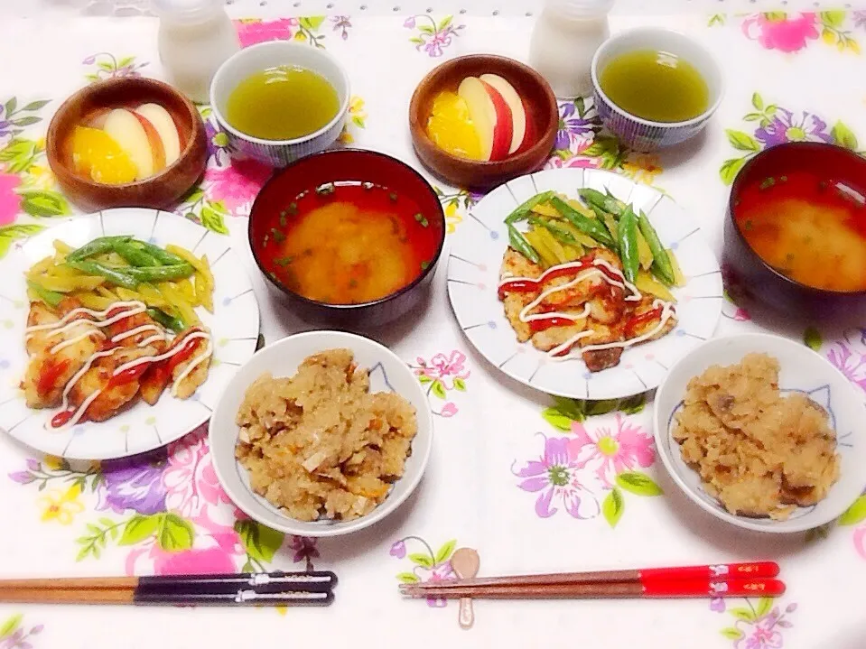 晩ご飯(♡ŐωŐ)(ŐωŐ♡)|さとう かおりさん