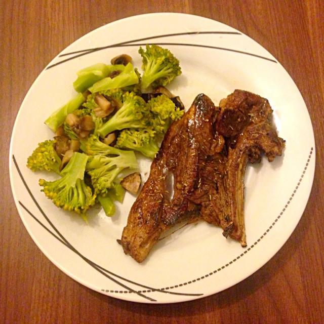 Fried Lamb chops forequarter with veggie/kakalai Snapdish[スナップディッシュ