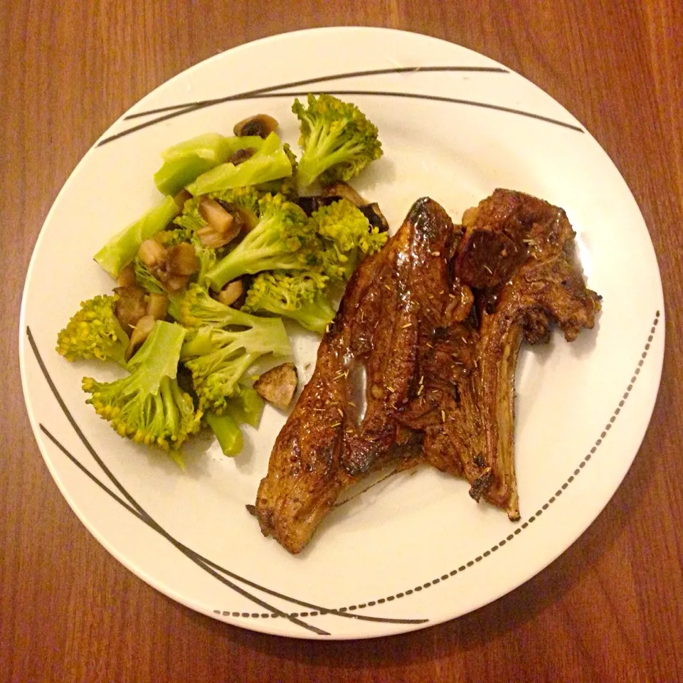 Fried Lamb chops forequarter with veggie|kakalaiさん