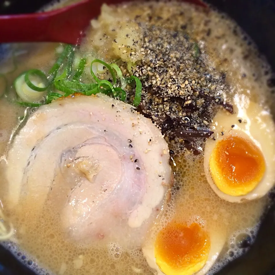 とんこつラーメン、ハリガネ、油普通。|Masashi Takehiroさん