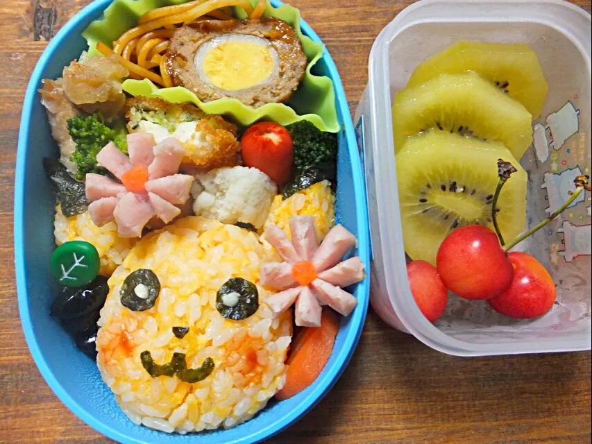 ちびさんのﾋﾟｶﾁｭｳ?弁当|ちいぼうさん