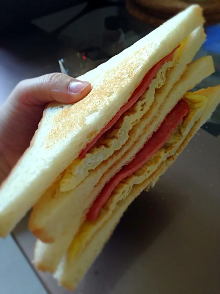 Snapdishの料理写真:homemade sandwich|Rayna yumyumさん