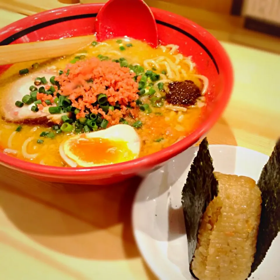 えびしお そのまましお太麺 ＆ えびおにぎり！|shuさん