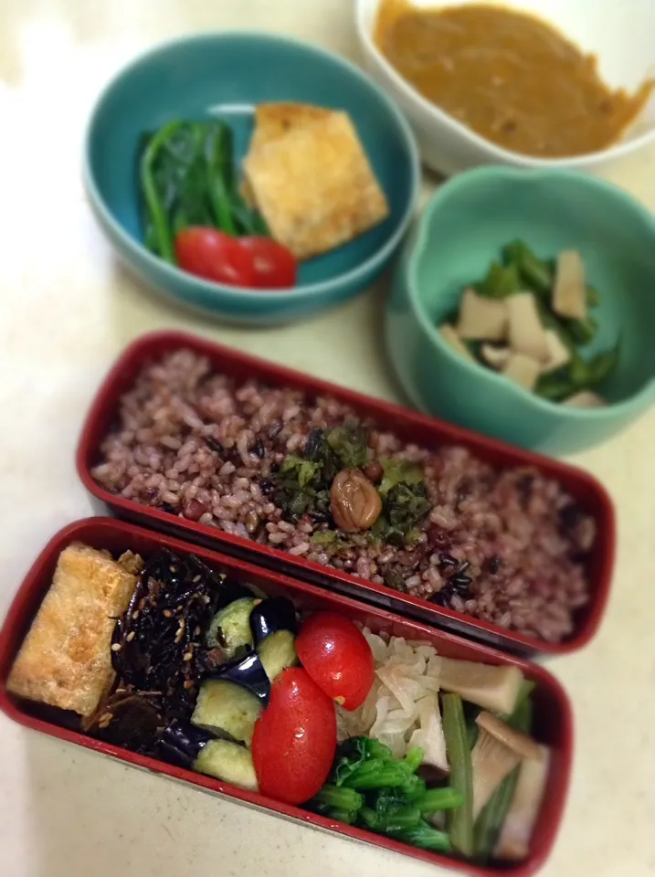 Today's lunch box. JKは期末テストなので家でカレーランチ。|hoppycowさん